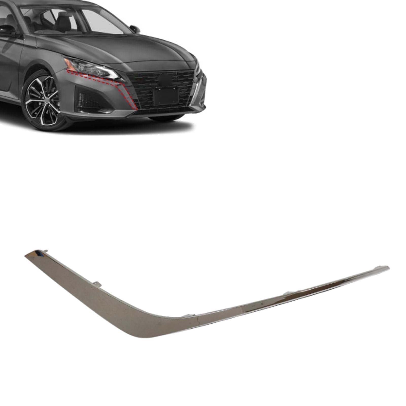 Amazon.com: Sekeseauto Bumper Grille Molding Right Front
